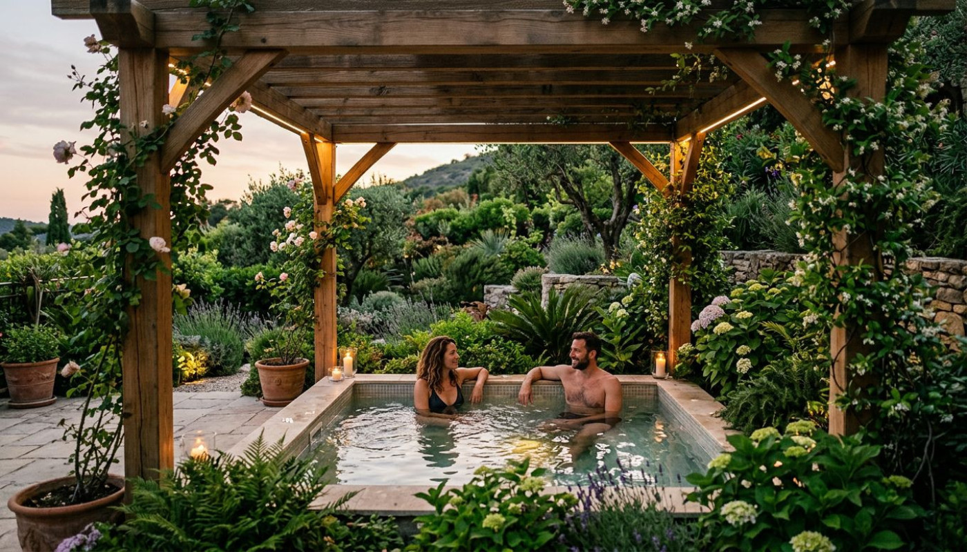 Abris spa : quand l’intimité devient un art paysager sous votre pergola