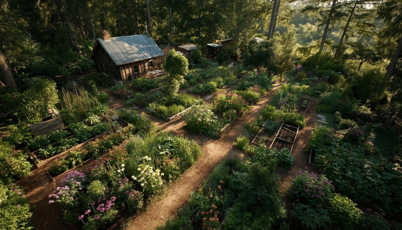 Aménagement de jardin en permaculture principes et planification pour débutants