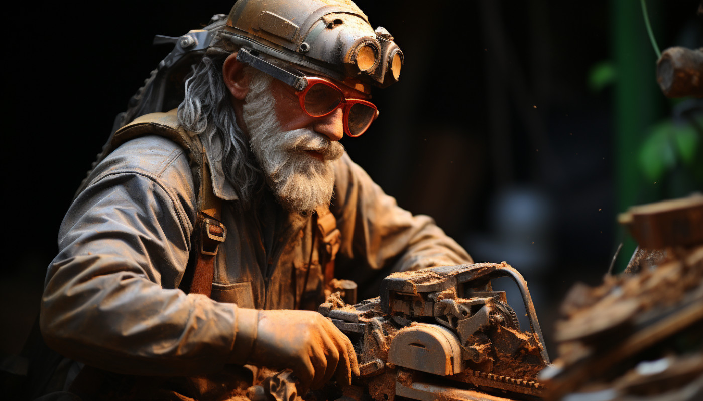 Jardin - Comment utiliser une tronçonneuse pour sculpter des éléments décoratifs en bois pour votre jardin