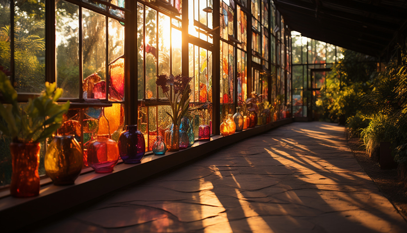 Décoration - Utilisation de vitraux pour ajouter une touche artistique à votre jardin